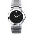 Movado Corporate Women's Stainless Steel Bracelet Watch W/ Black Dial from Pedre